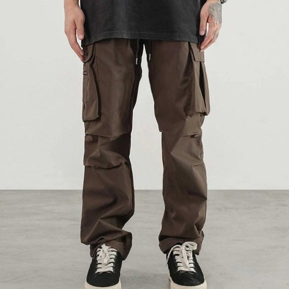 Brown Mens Cargo Pants - Picture 4 of 4